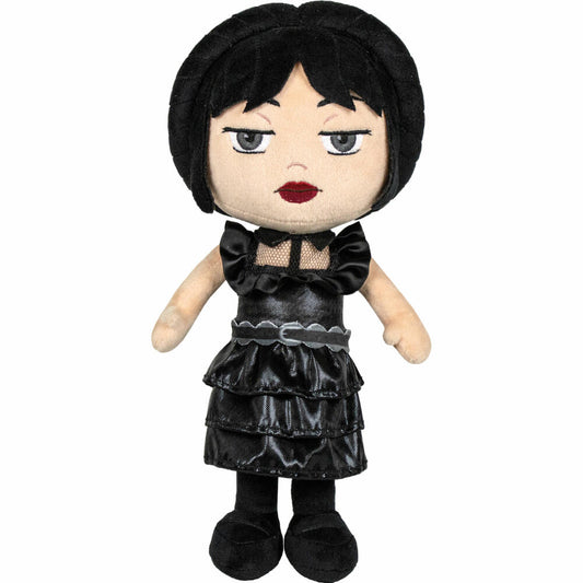 Schmidt Spiele Wednesday Addams in ball gown, plush figure, cuddly toy, plush, 33 cm, 42833