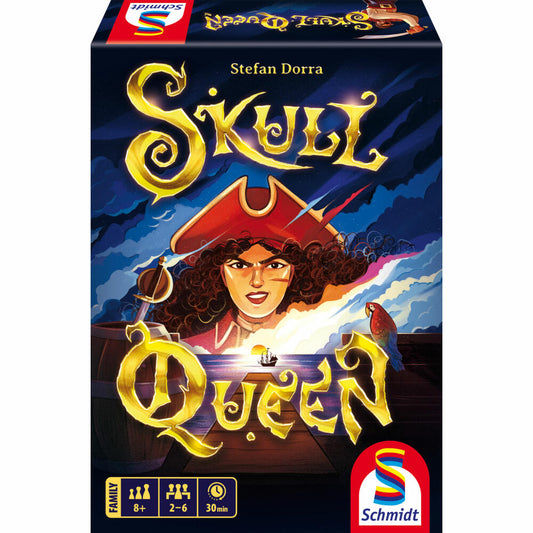 Schmidt Spiele Klein &amp; Fein Skull Queen, card game, family game, from 8 years, 49456