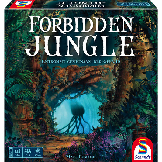 Schmidt Spiele Forbidden Jungle, card game, family game, ages 8 and up, 49458