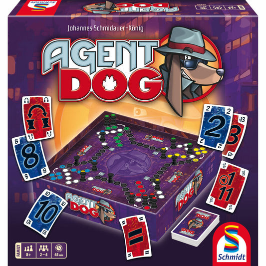 Schmidt Spiele Agent DOG, board game, family game, ages 8 and up, 49454