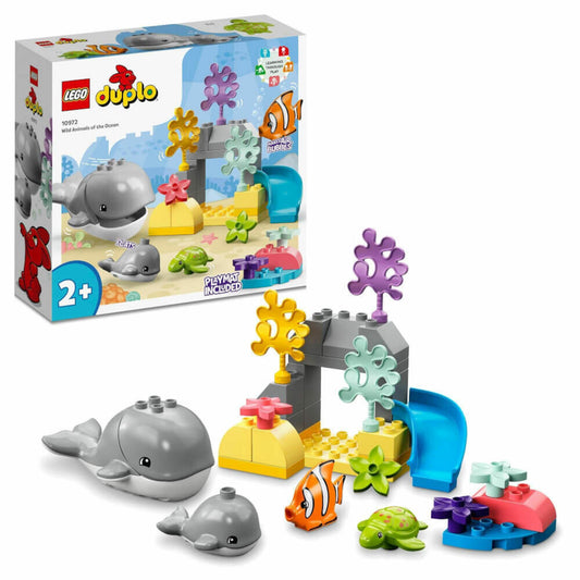 LEGO Duplo Wild Animals of the Ocean, 32 pcs., Building Set, Building Blocks, Toy, from 2 years, 10972
