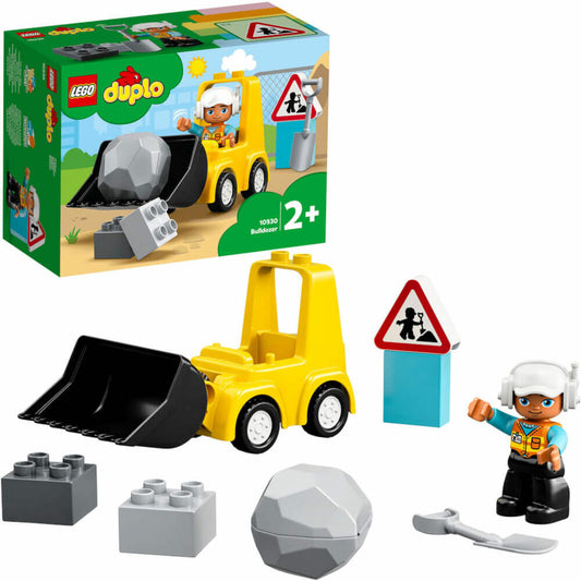 LEGO Duplo Wheel Loader, 10 pcs., Building Set, Construction Set, Building Blocks, Toy, from 2 years, 10930