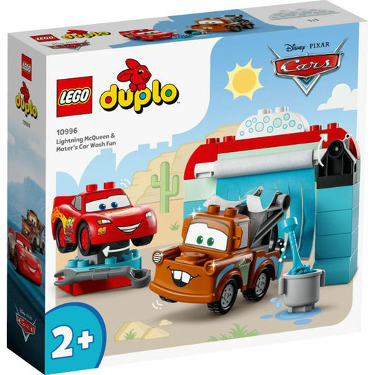 LEGO Duplo Lightning McQueen and Mater in the Car Wash, 29 pcs., Building Set, Building Blocks, Toy, from 2 years, 10996