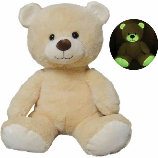 Amia plush teddy bear Glow in the dark, 40 cm
