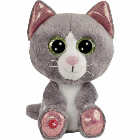 NICI cuddly toy GLUBSCHIS cat gray Felinja 15cm