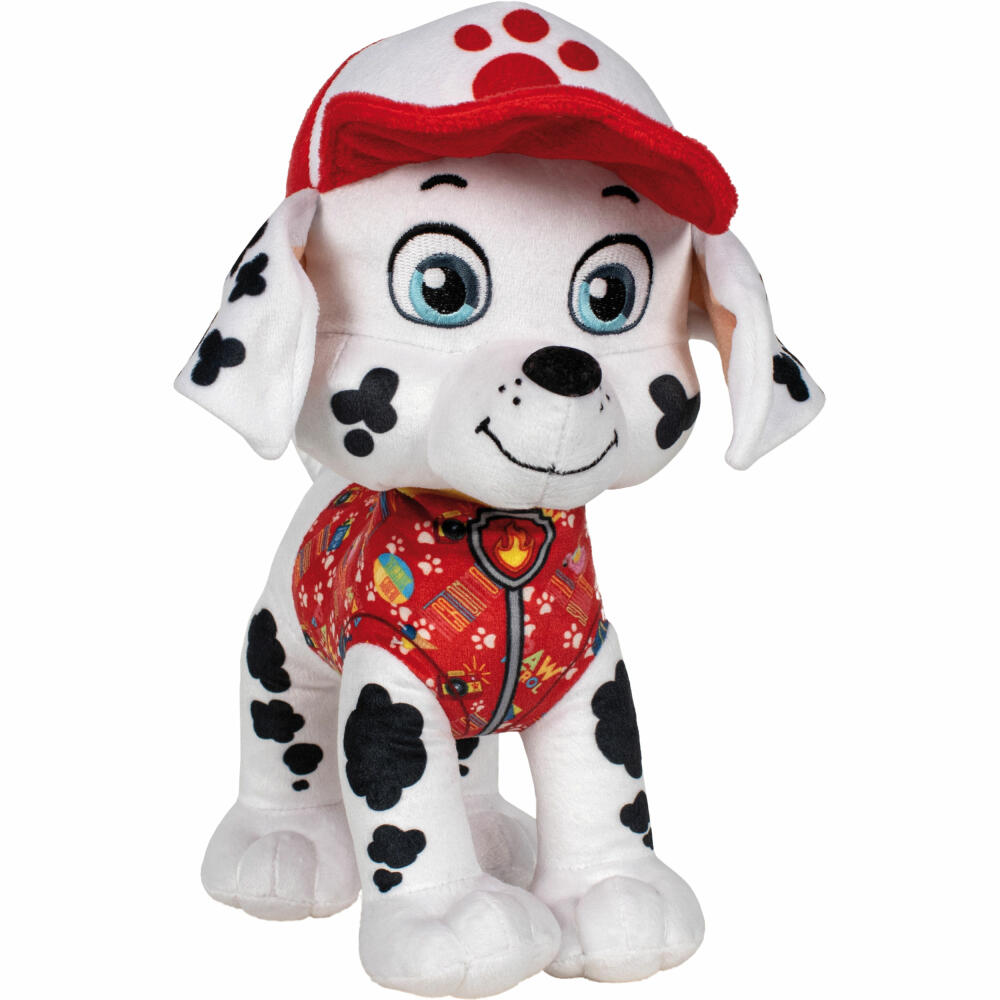Schmidt Spiele Paw Patrol Marshall Summer Edition, Plush Figure, Cuddly Toy, Plush, 28 cm, 42826