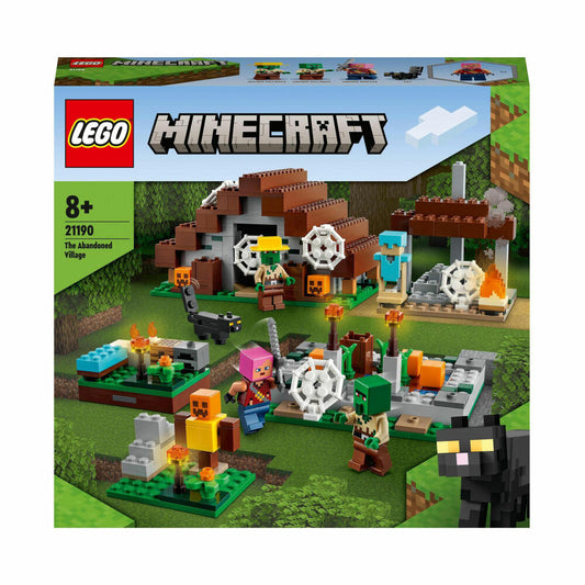 LEGO Minecraft Das verlassene Dorf, 422-tlg., Bauset, Konstruktionsset, Bausteine, Spielzeug, ab 8 Jahre, 21190