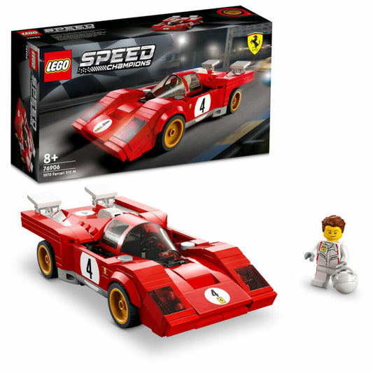 LEGO Speed 1970 Ferrari 512 M, 291-tlg., Auto, Bauset, Konstruktionsset, Bausteine, Spielzeug, ab 8 Jahre, 76906