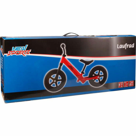 New Sports balance bike red, 12 inches