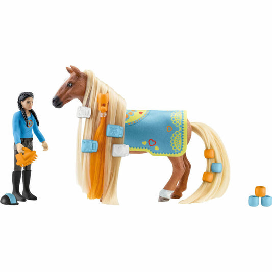 Schleich Sofias Beauties Kim und Caramelo Starter Sett, Spielfigur, Figur, Pferd, ab 3 Jahre, 42585