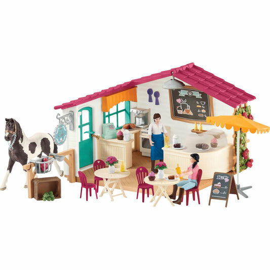 Schleich Horse Club Reiter-Café, Spielewelt, Spielfigur, Figur, Pferd, ab 5 Jahre, 42592