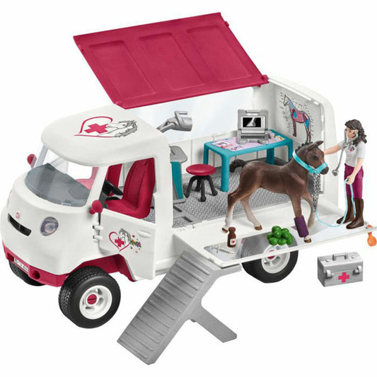 schleich Horse Club 42439 Mobile Veterinarian with Hanoverian Foal
