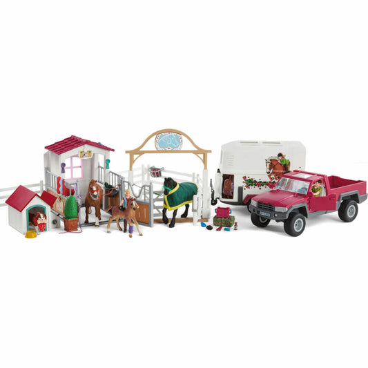 Schleich Excursion to the Horse Paddock, Playset, Play Figures, Toy, Horse, from 5 years, 72148