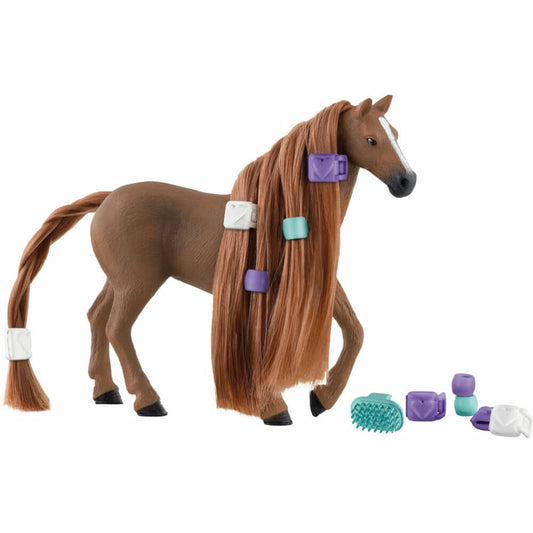 Schleich Sofias Beauties Beauty Horse English Thoroughbred Mare, Horse Figure, Figure Toy, from 3 Years, 42582