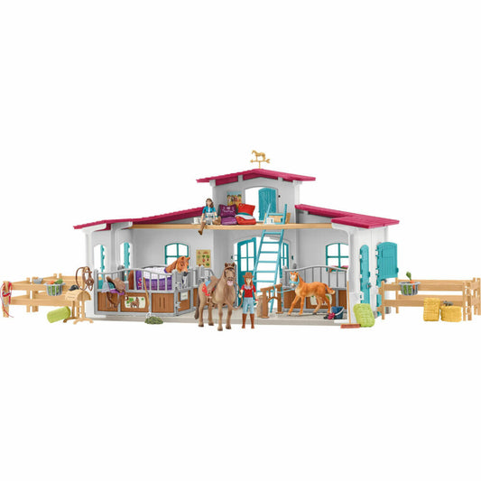 Schleich Riding Stable, Play World, Horse Farm, Play Figure, Figure, Toy, Horse, from 5 years, 42567