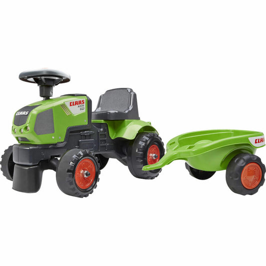 FALK Claas tractor ride-on with trailer, ride-on vehicle, tractor, ride-on car, ride-on, from 12 months, 1012B