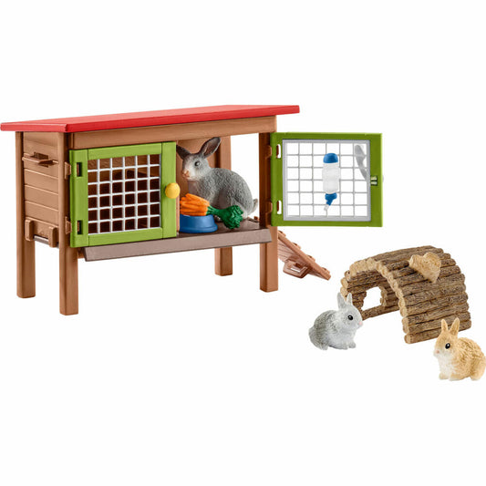 schleich Farm World 42420 Rabbit Hutch
