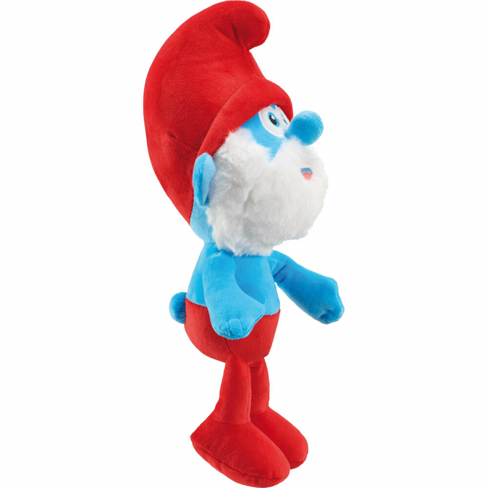 Schmidt Spiele Die Schlümpfe Papa Schlumpf, Plüschfigur, Kuscheltier, Plüsch, 27 cm , 42282