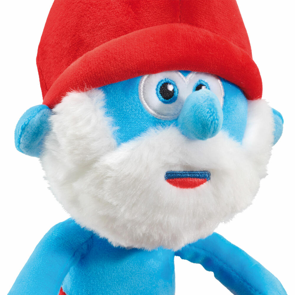 Schmidt Spiele Die Schlümpfe Papa Schlumpf, Plüschfigur, Kuscheltier, Plüsch, 27 cm , 42282
