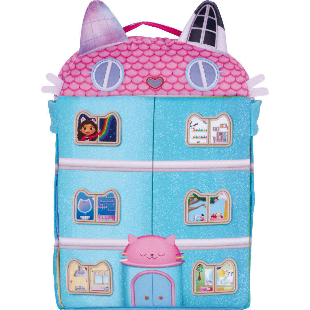 Schmidt Spiele Gabys Dollhouse, dollhouse, toy, with 3 figures, plush, 41 cm, 42804