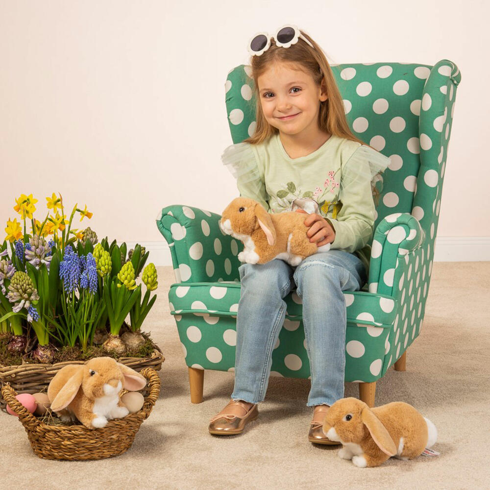 Teddy Hermann Rabbit, Cuddly Toy, Stuffed Toy, Plush Toy, Domestic and Farm Animal, Beige, 23 cm, 937326