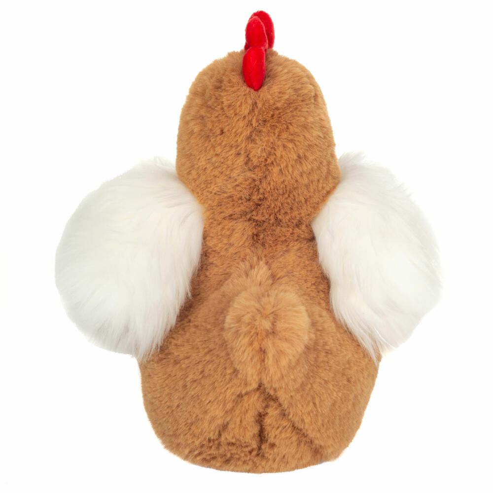 Teddy Hermann Henne Trude, cuddly toy, stuffed toy, plush toy, Herzekind, brown, 18 cm, 939641