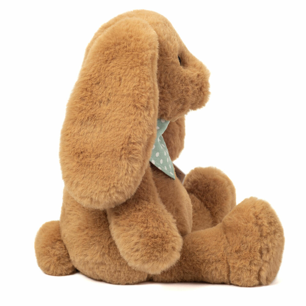 Teddy Hermann Bunny Milou, cuddly toy, stuffed toy, plush toy, Herzekind, light brown, 32 cm, 939313