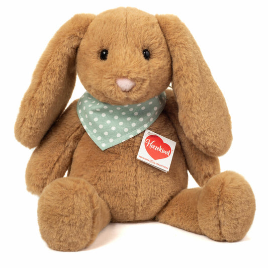 Teddy Hermann Häschen Milou, Kuscheltier, Stofftier, Plüschtier, Herzekind, Hellbraun, 32 cm, 939313