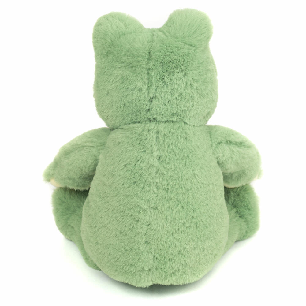 Teddy Hermann Frosch Frederik, Kuscheltier, Stofftier, Plüschtier, Herzekind, Grün, 32 cm, 939504
