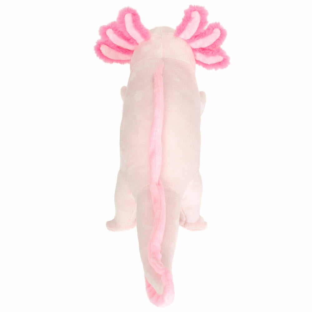 Teddy Hermann Axolotl, Kuscheltier, Stofftier, Plüschtier, Meerestier, Rosa Pink, 36 cm, 901594