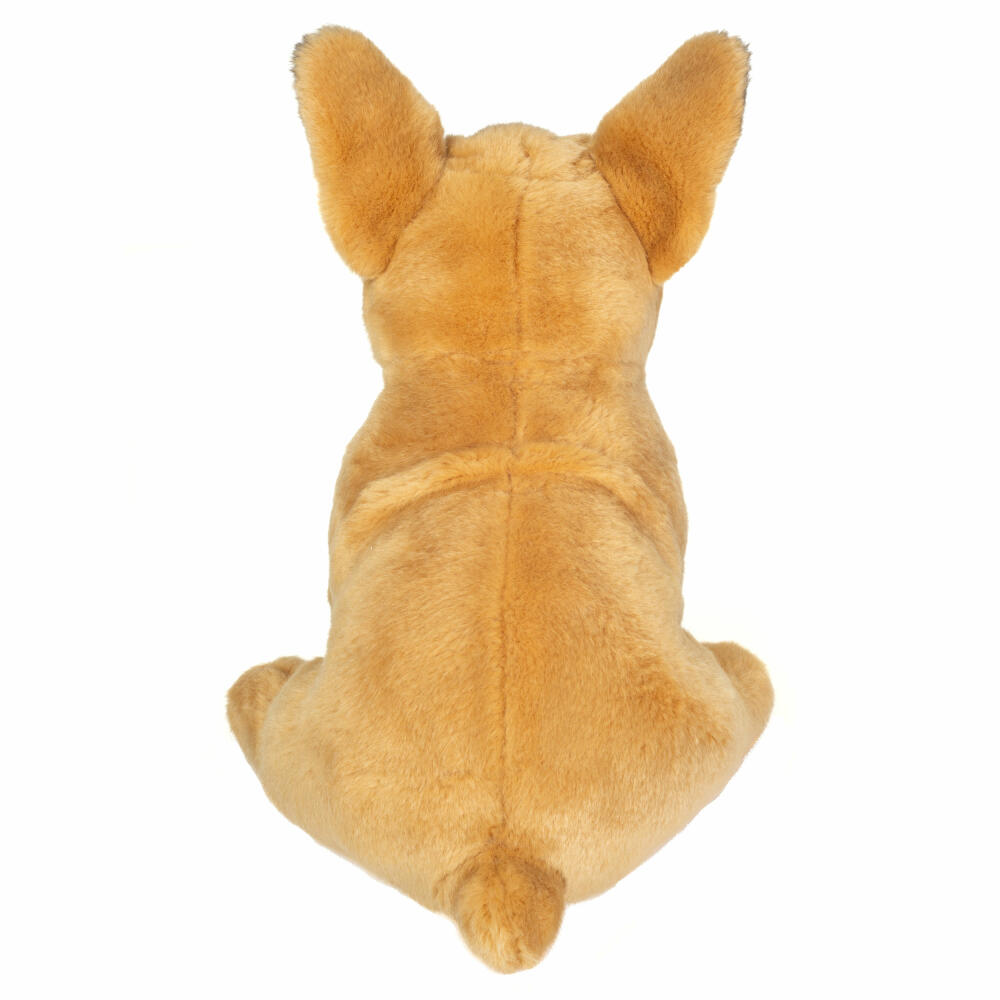 Teddy Hermann French Bulldog, Cuddly Toy, Stuffed Toy, Plush Toy, Dog, Light Brown, 27 cm, 919872