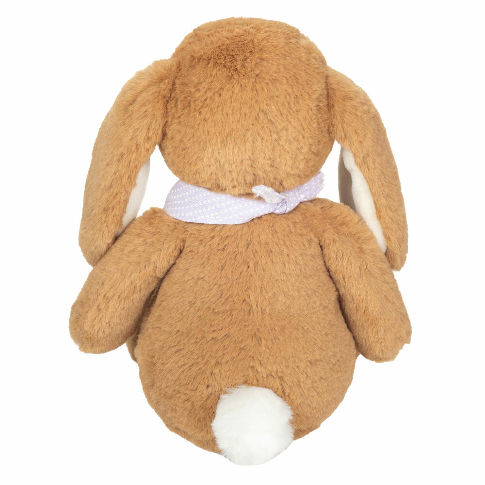Teddy Hermann Rabbit Betty, Cuddly Toy, Stuffed Toy, Plush Toy, Herzekind, Brown, 28 cm, 939603