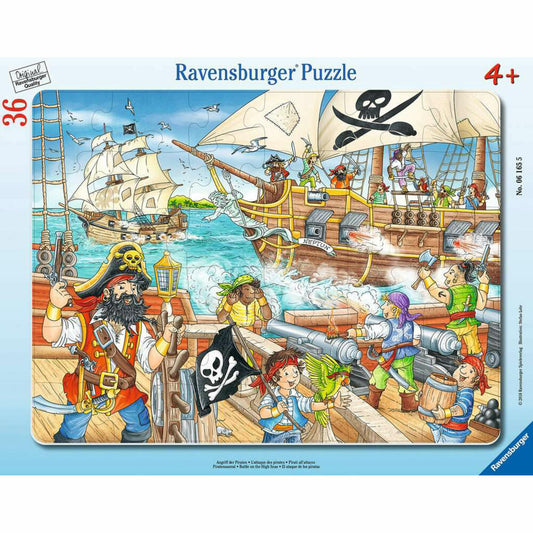 Ravensburger Kinderpuzzle Angriff der Piraten, Puzzle, 36 Teile, 06165