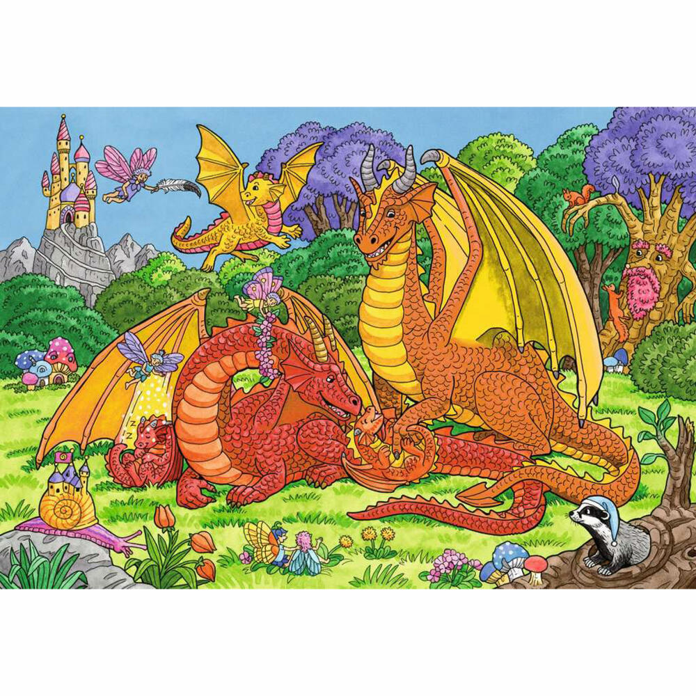 Ravensburger Kinderpuzzle Magischer Wald, Puzzle, 2x24 Teile, 05637