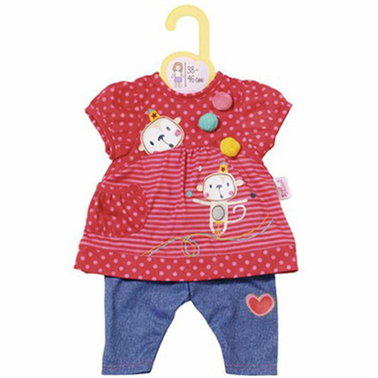 Zapf Creation Dolly Moda Romper with Pants, Doll Clothes, Doll Clothing, Size 43 cm, 870365