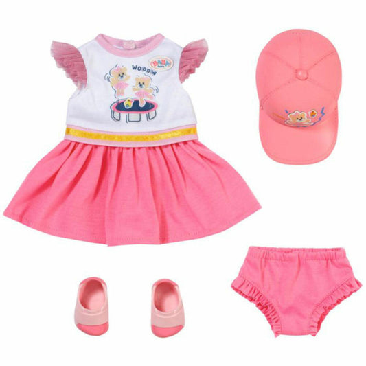 Zapf Creation BABY born Kindergarten Basecap Set, Dress, Doll Clothes, Doll Clothes, 36 cm, 834947