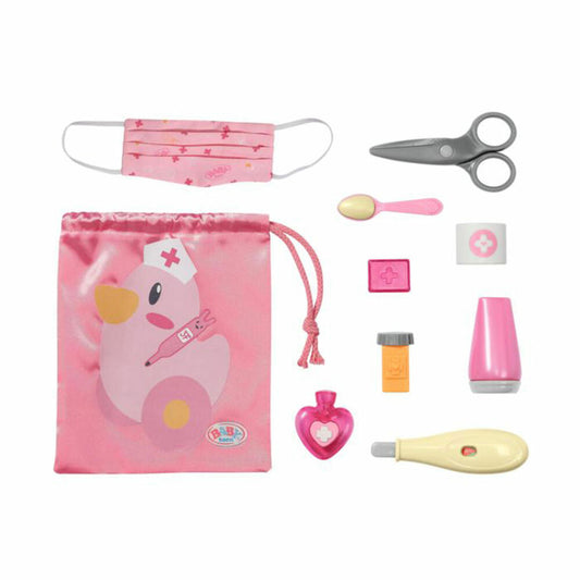 Zapf Creation BABY born Erste-Hilfe-Set, Arztkoffer, Arzttasche, Puppenzubehör, Puppen Zubehör, 834091