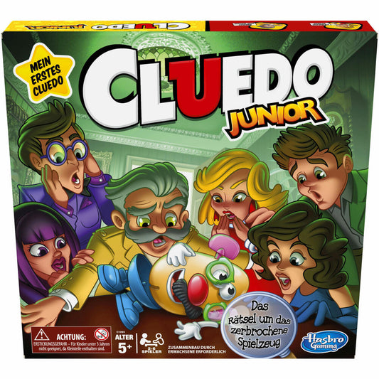 Hasbro Gaming Hasbro Cluedo Junior, board game, detective game, puzzle, family game, game, C1293398