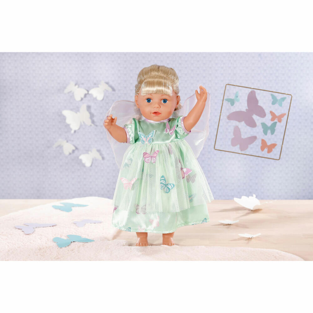 Zapf Creation Dolly Moda fairy dress with wings, doll clothes, clothes doll, 43 cm, 871447