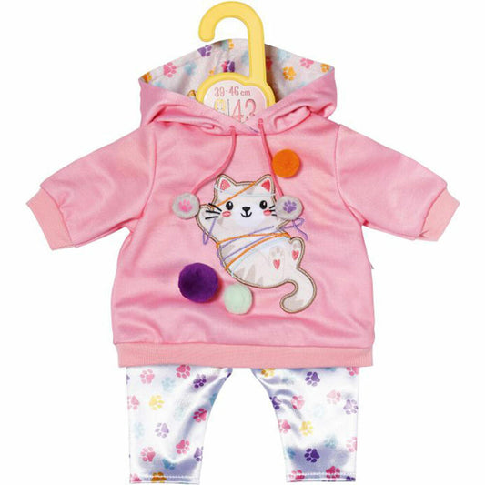 Zapf Creation Dolly Moda Sweater and Leggings Kitten, Doll Clothes, Clothes Doll, 43 cm, 871423