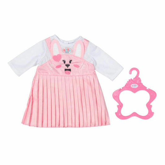 Zapf Creation BABY born Häschenkleid, Kleid, Puppenkleidung, Puppen Kleidung, 43 cm, 832868