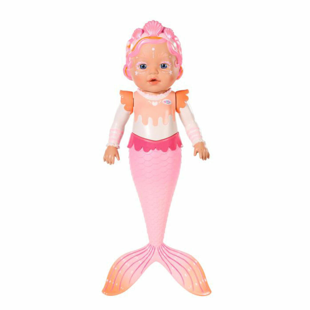 Zapf Creation BABY born My First Mermaid, Mermaid, Play Doll, Doll, For Bathtub, 834589