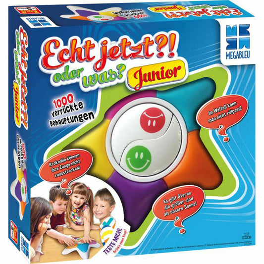 Mega Bleu Megableu Really now!? Junior, children's game, quiz, guessing game, children's game, board game, 60133573
