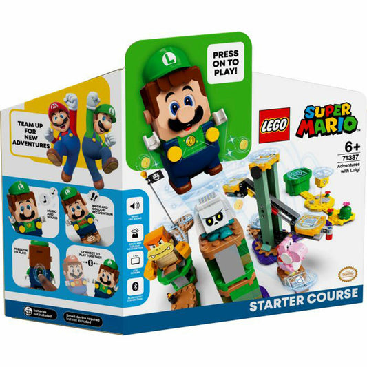 LEGO Super Mario Abenteuer mit Luigi Starterset, Konstruktionsspielzeug, Bausteine, 280 Teile, ab 6 Jahren, 71387