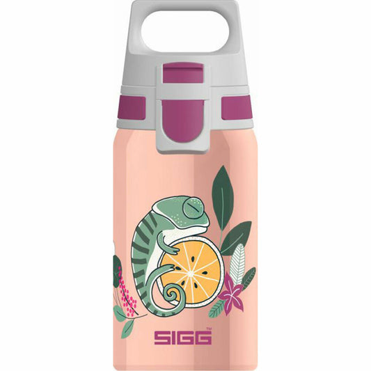 SIGG Shield One Flora 0.5L with WMB ONE TOP, BPA free, leak-proof, CO2 compatible