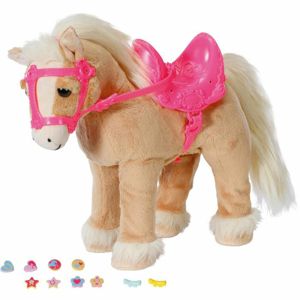 Zapf Creation BABY born My Cute Horse, Horse with Function, Pony, Doll Accessories, 835203