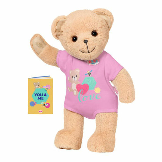 Zapf Creation BABY born Bear Pink, Cuddly Bear, Teddy Bear, Doll Accessories, Accessories, 835609