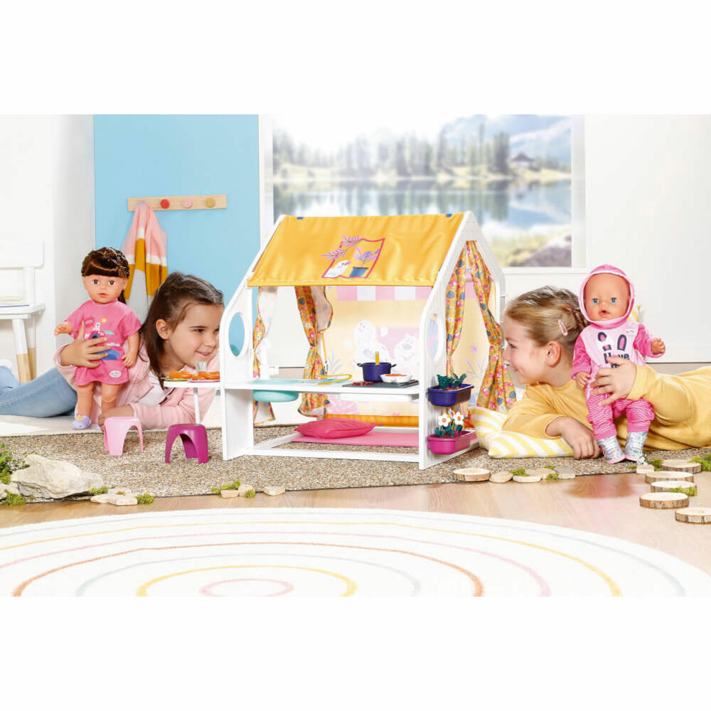 Zapf Creation Baby born Weekend Haus, Puppenhaus, Puppenzubehör, Puppen Haus, Zubehör, 832752