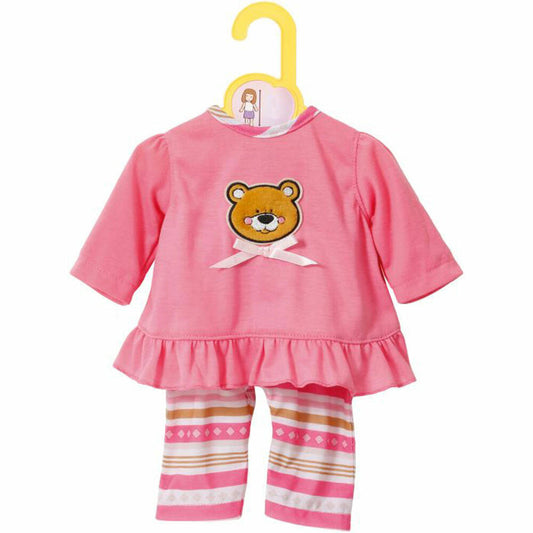 Zapf Creation Dolly Moda Pajamas, Pajamas, Doll Clothes, Clothes Doll, Size 43 cm, 870075