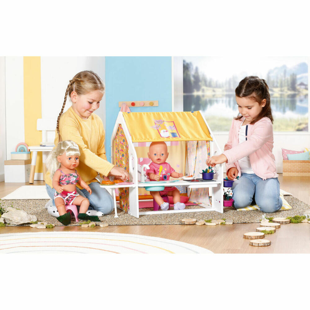 Zapf Creation Baby born Weekend Haus, Puppenhaus, Puppenzubehör, Puppen Haus, Zubehör, 832752
